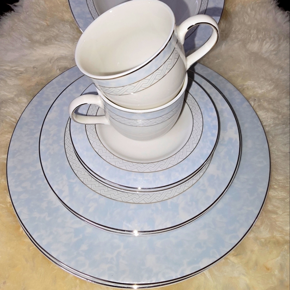 Blue Sky by Shinepukur Ceramics 5 Piece Set X2